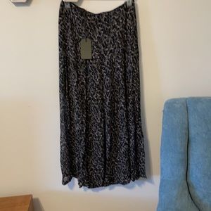 All Saints maxi skirt with slit